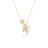 Roberto Coin Double Flower Necklace - Be On Park