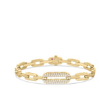 Roberto Coin diamond navarra link bracelet