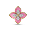 Roberto Coin Venetian Princess Diamond and Rhodonite Flower Ring - Be On Park