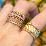 Sethi Couture Rainbow Sapphire Regency Band - Be On Park