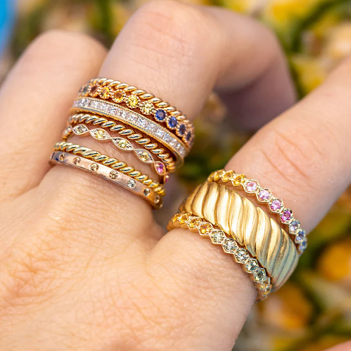 Sethi Couture Rainbow Sapphire Regency Band - Be On Park