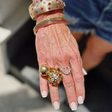 Vintage Gold Ball Ring
