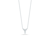 Roberto Coin 16-18" love letter diamond "Y" necklace, additional letters available