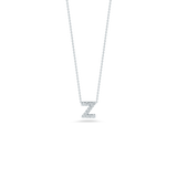 Roberto Coin 16-18" love letter diamond "Z" necklace, additional letters available