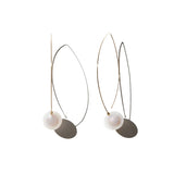 Mizuki Sea of Beauty Large Marquis Pearl Hoops