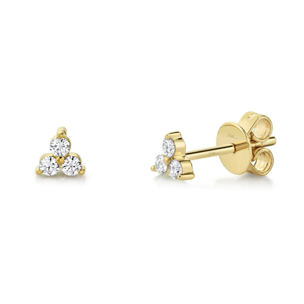 Shy Creation Diamond Stud Earrings - Be On Park