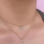 Diamond dragonfly necklace - Be On Park