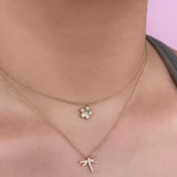 Diamond dragonfly necklace - Be On Park