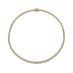 Shy Creation Bezel Diamond Tennis Necklace - Be On Park