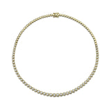 Shy Creation Bezel Diamond Tennis Necklace - Be On Park