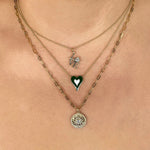 Diamond Bezel "Love" Necklace - Be On Park
