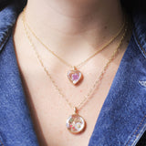 Loquet Diamond and Garnet Cherished Cherry Charm
