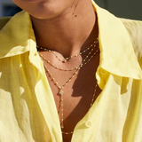 Gigi Clozeau Mimosa Classic Necklace in Yellow Gold, 16.5"