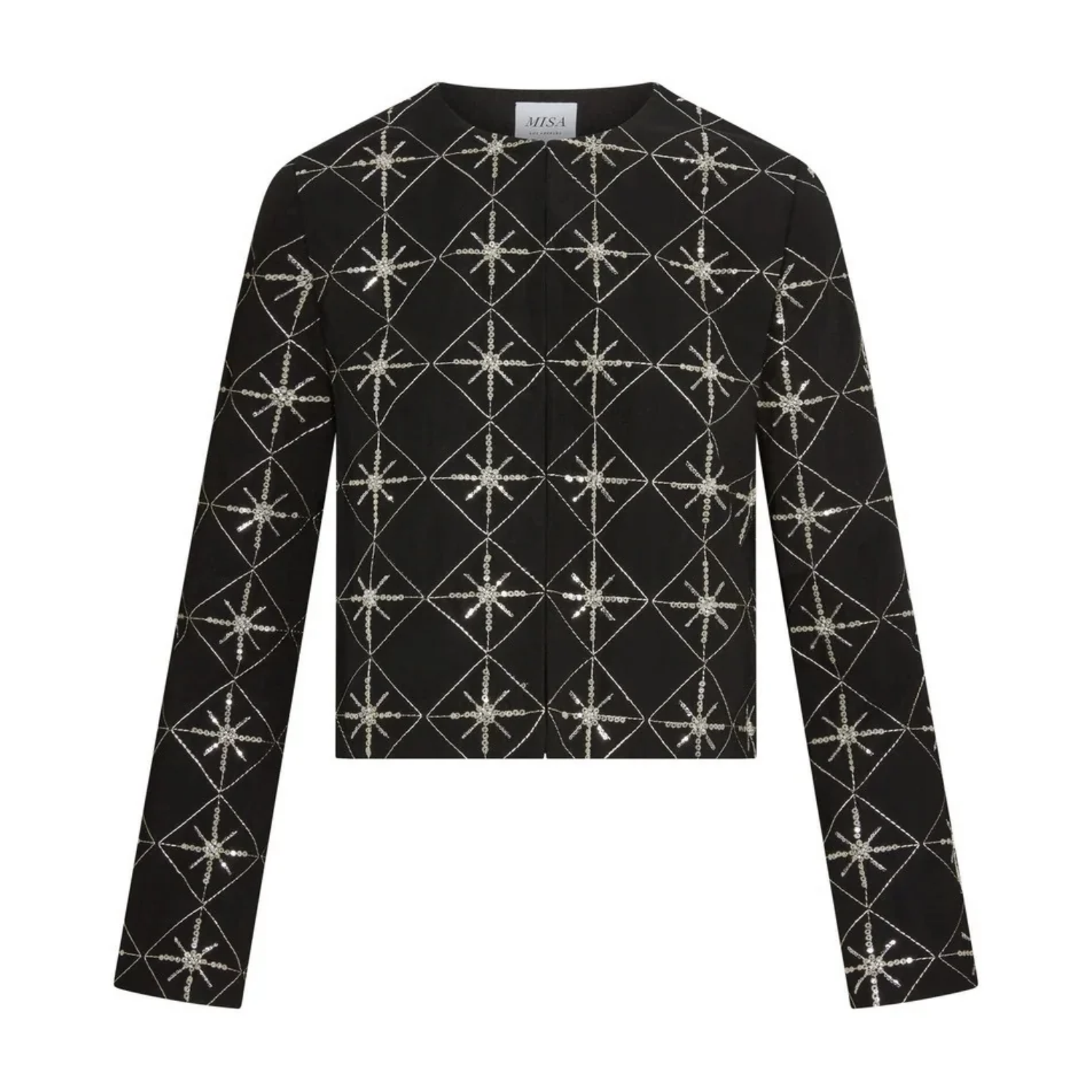 Misa Ismay Jacket in Embellished Novelty - Be On Park