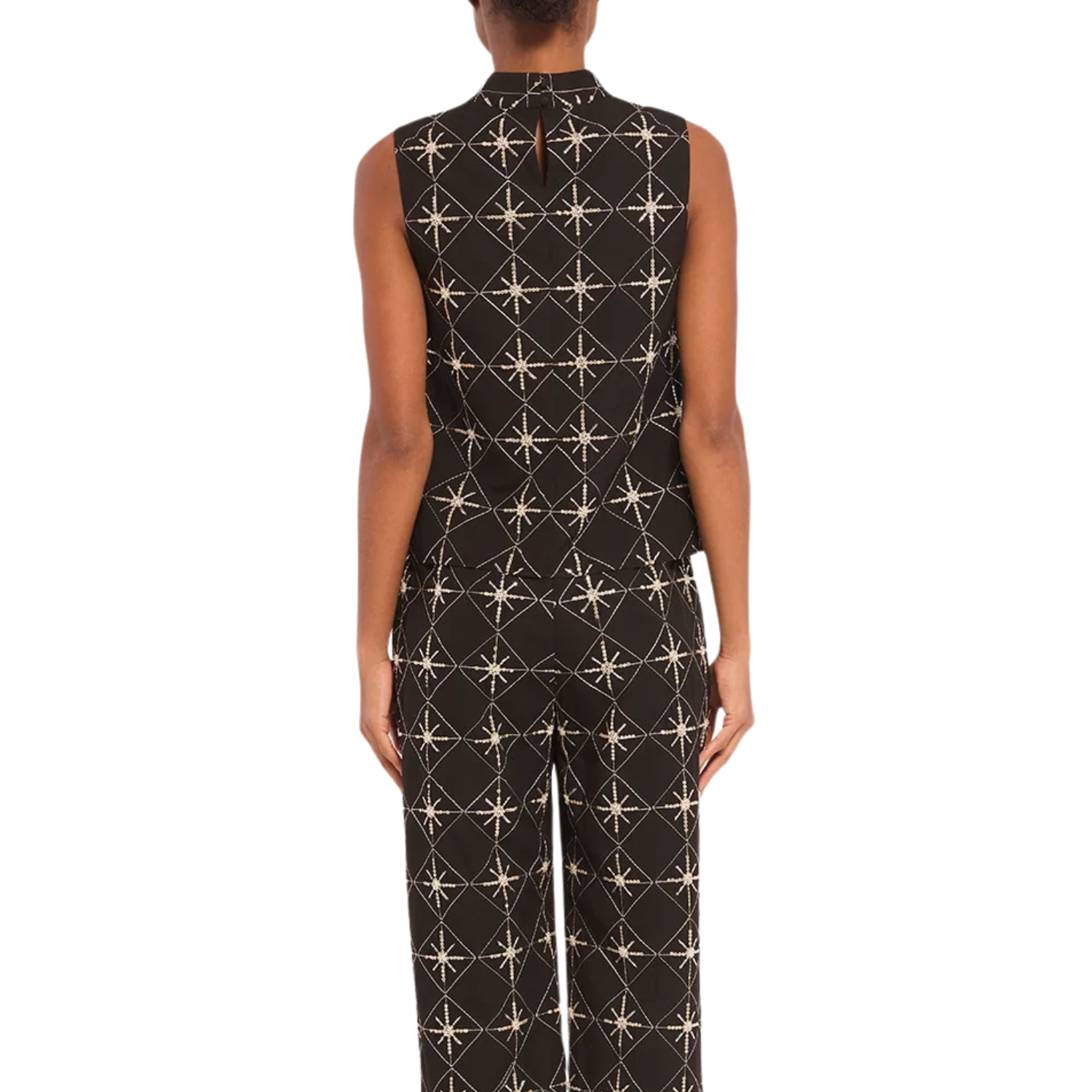 Misa Edith Top in Embellished Novelty - Be On Park