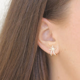 Graziela Diamond Starburst Ear Cuffs - Be On Park