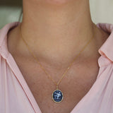 Be X Lauren Sagittarius Cameo Diamond Pendant Necklace