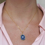 Be X Lauren Scorpio Cameo Diamond Pendant Necklace