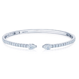 Kwiat Diamond Pear Shape Duet Open Bangle - Be On Park