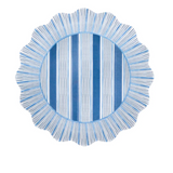 Ocean Cabana Stripe Melamine Dinner Plate | Set of Four