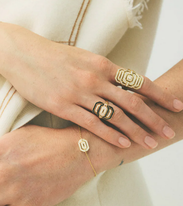 STATEMENT "My Way" ring with diamonds - Be On Park