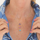 Shy Creation Pink Topaz Necklace - Be On Park
