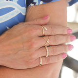 Shy Creature Green Garnet Snake Ring - Be On Park