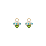 Imperfect Grace Sigrid Peridot & Turquoise Pendant