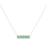 Jane Taylor Turquoise Cirque Bar Necklace