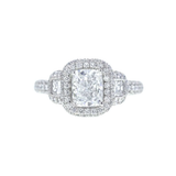 JB Star cushion cut diamond ring