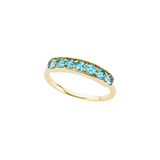 Jane Taylor Blue Zircon Stack Ring