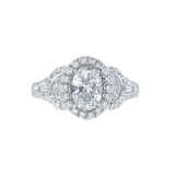 JB Star oval diamond ring