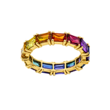 Kimberly Collins Baguette Rainbow Sapphire