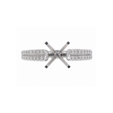 JB Star pave diamond mounting