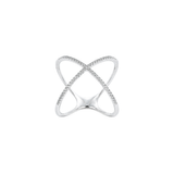 Diamond "X" Ring