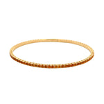 be On Park Yellow Gold Citrine Flexi Eternity Bangle - Be On Park
