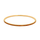 be On Park Yellow Gold Citrine Flexi Eternity Bangle - Be On Park
