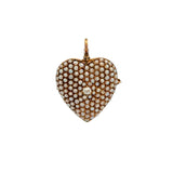 Vintage Seed Pearl Heart Charm - Be On Park