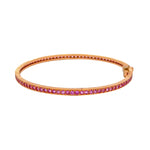 Vintage Pink Sapphire Bangle - Be On Park