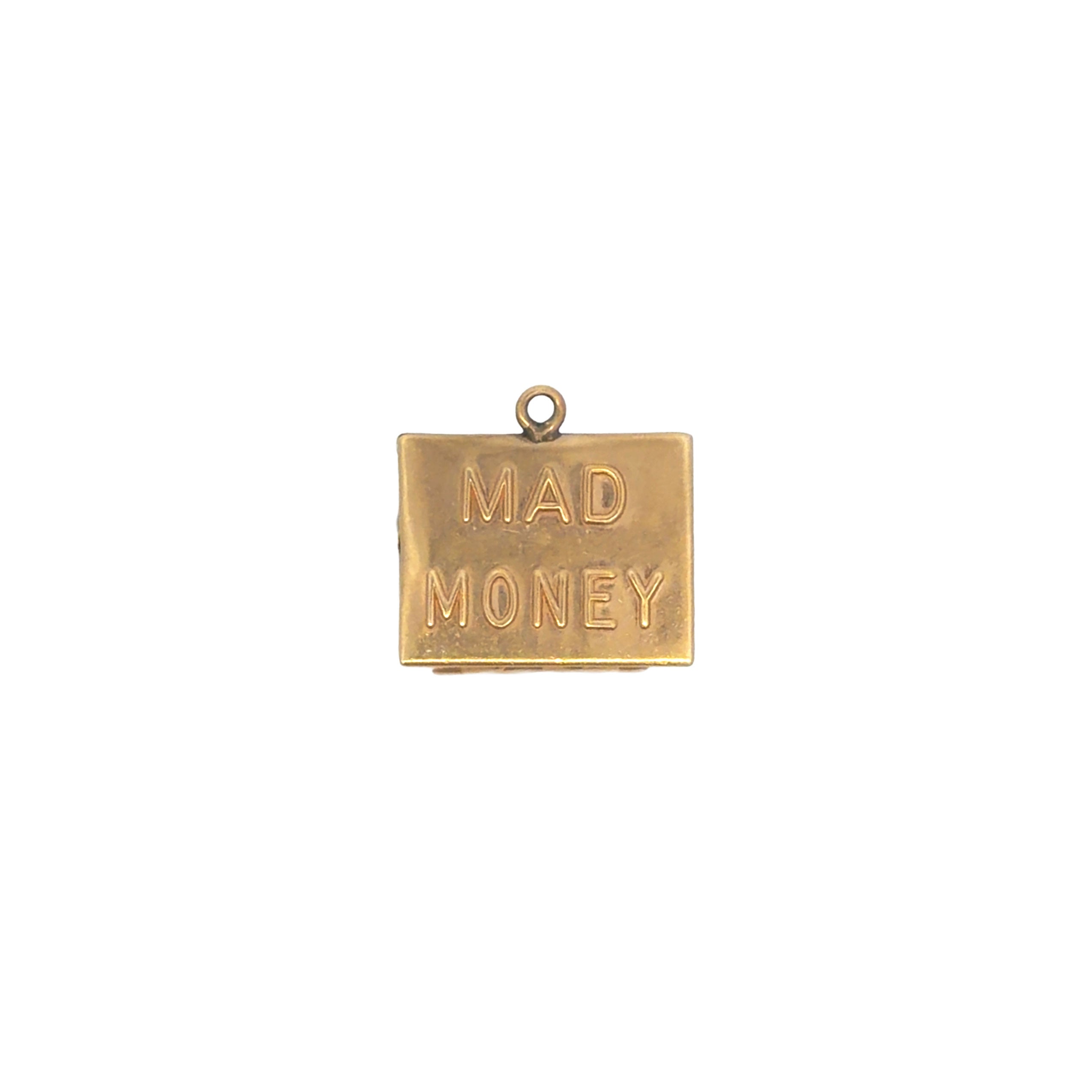 Vintage Large Mad Money Charm - Be On Park