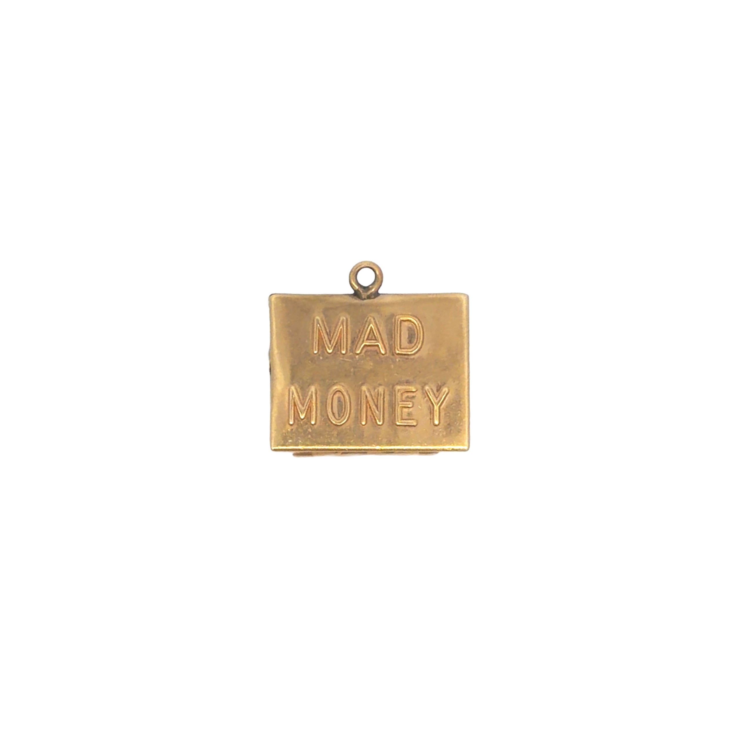 Vintage Large Mad Money Charm - Be On Park