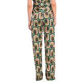 Misa Cher Pant in Large Emerald Tile