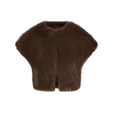 Misa Kira Vest in Dark Brown