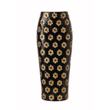 LE SUPERBE Liza Skirt in Noir Marigold