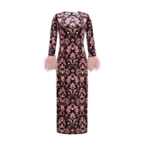 Cara Cara Danya Dress in Damask Black