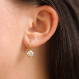 Kwiat Starry Night 18K Yellow Gold Diamond Bezel Earrings