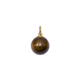 Devon Woodhill 18K Yellow Gold Diamond Tiger Eye Morning Star Charm