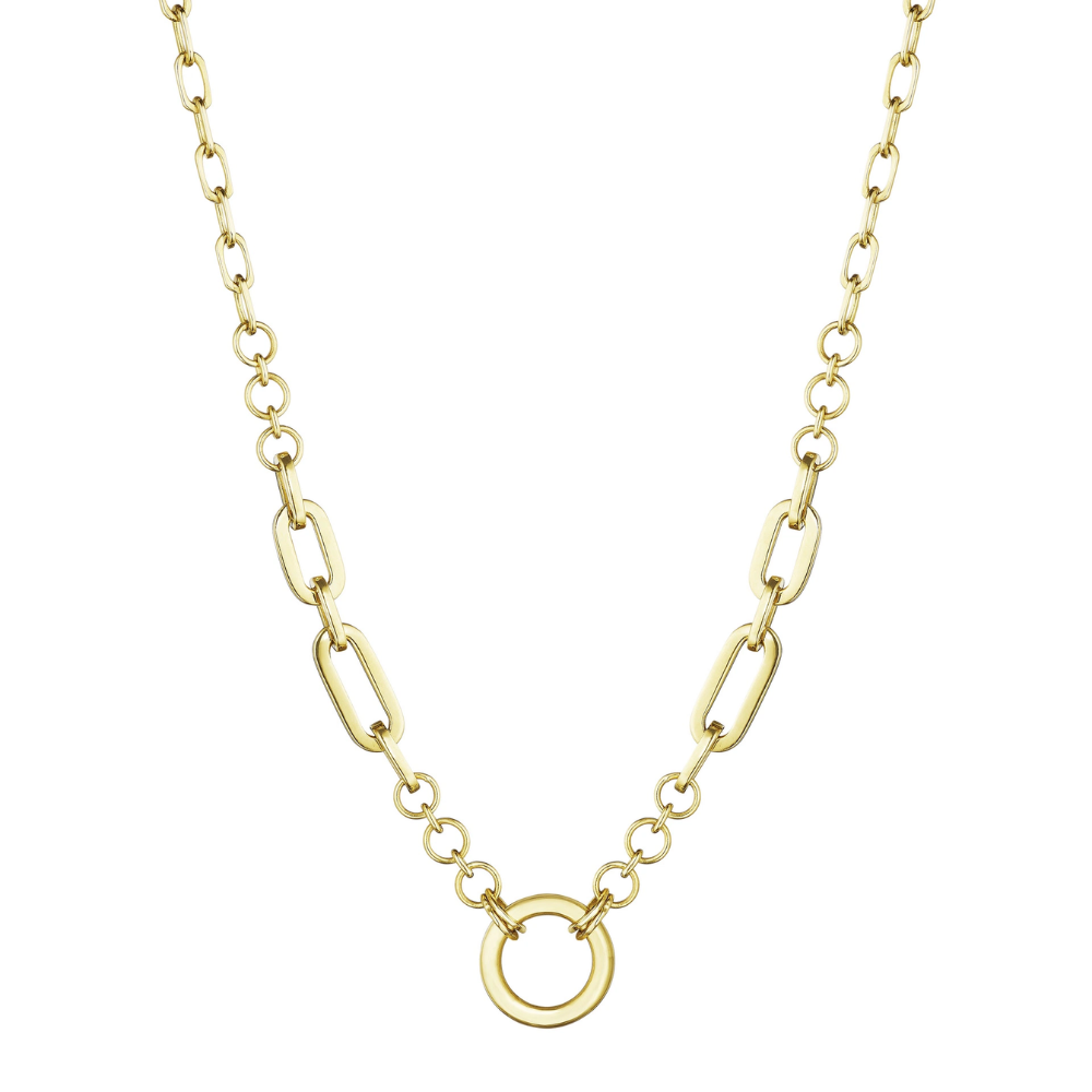 Penny Preville 18k Yellow Gold O Ring Necklace - Be On Park