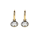 By Pariah Orbit Topaz Hoop Earrings
