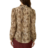 Alix of Bohemia Annabel Lemon Snakeskin Shirt